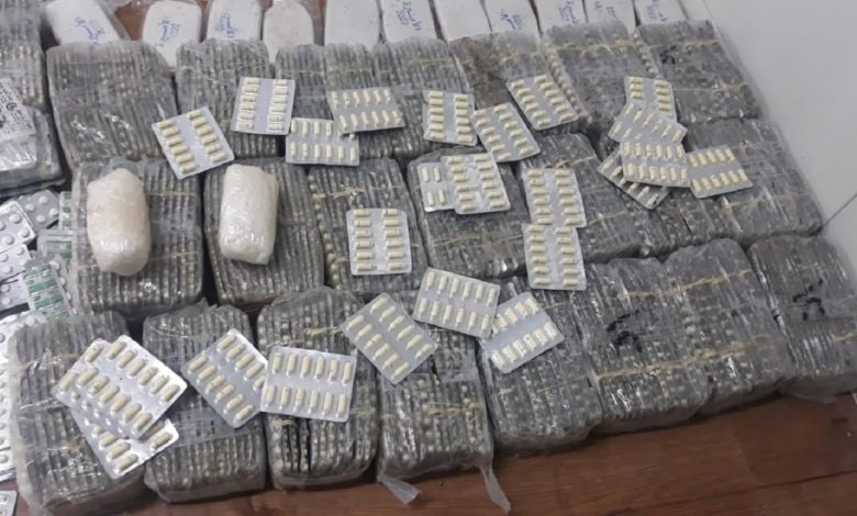 Jordanian Customs: thwarting the smuggling of a shipment of Captagon narcotic pills in two trucks coming from Syria through the Jaber border post