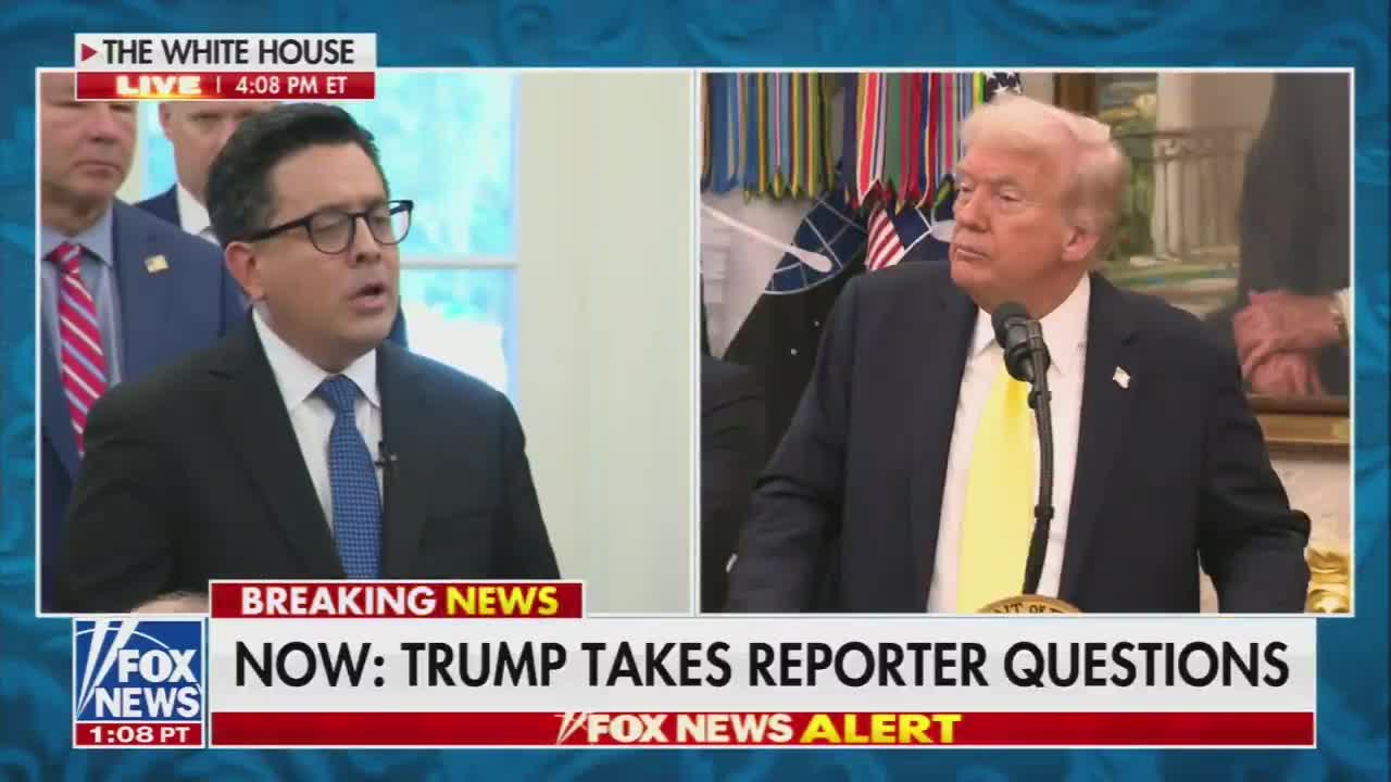 Reporter: Why did you authorize the CIA to go into Venezuela? Trump: They have emptied their prisons into the United States of America