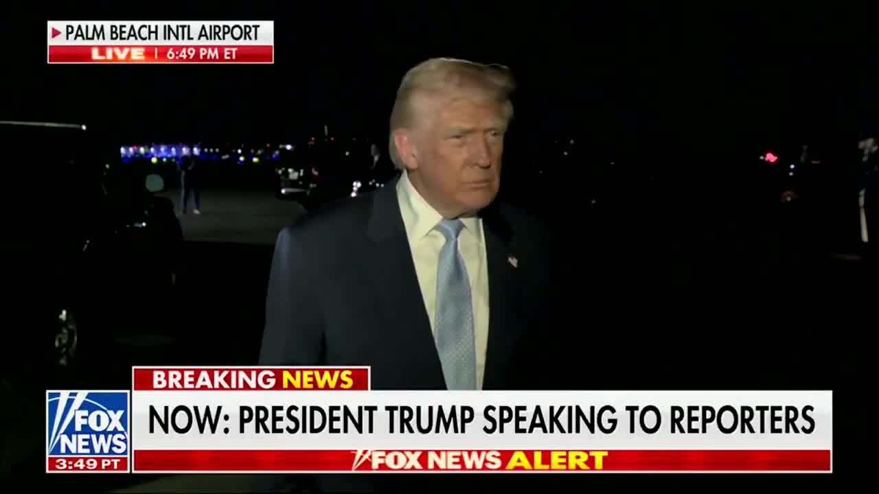 Trump on Venezuela:  We may be having some discussions with Maduro, and we'll see how that turns out — but they would like to talk