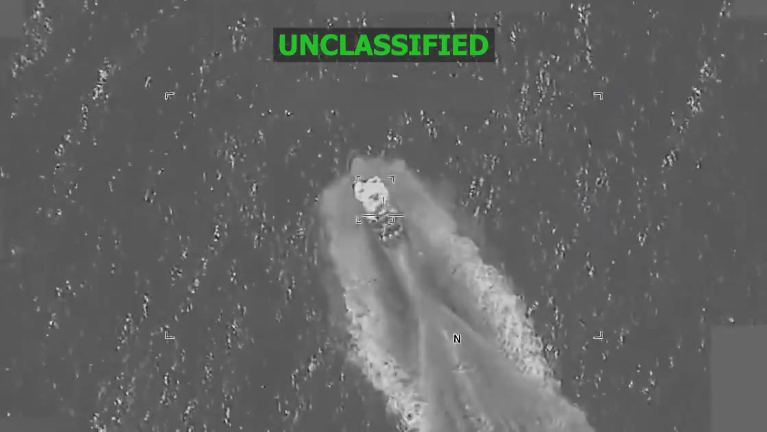 South Command: On Dec. 15, at the direction of @SecWar Pete Hegseth, Joint Task Force Southern Spear conducted lethal kinetic strikes on three vessels operated by Designated Terrorist Organizations in international waters. Intelligence confirmed that the vessels were transiting along known narco-trafficking routes in the Eastern Pacific and were engaged in narco-trafficking. A total of eight male narco-militants were killed during these actions—three in the first vessel, two in the second and three in the third