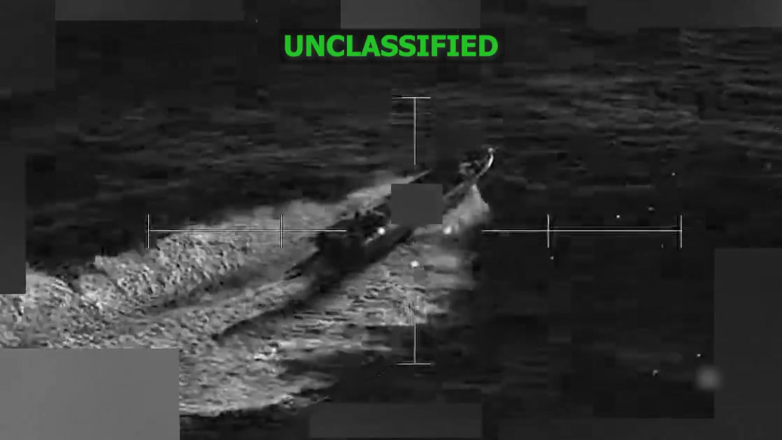 Southcom: On Dec. 17, at the direction of @SecWar Pete Hegseth, Joint Task Force Southern Spear conducted a lethal kinetic strike on a vessel operated by a Designated Terrorist Organizations in international waters. Intelligence confirmed that the vessel was transiting along a known narco-trafficking route in the Eastern Pacific and was engaged in narco-trafficking operations. A total of four male narco-terrorists were killed, and no U.S. military forces were harmed. 
