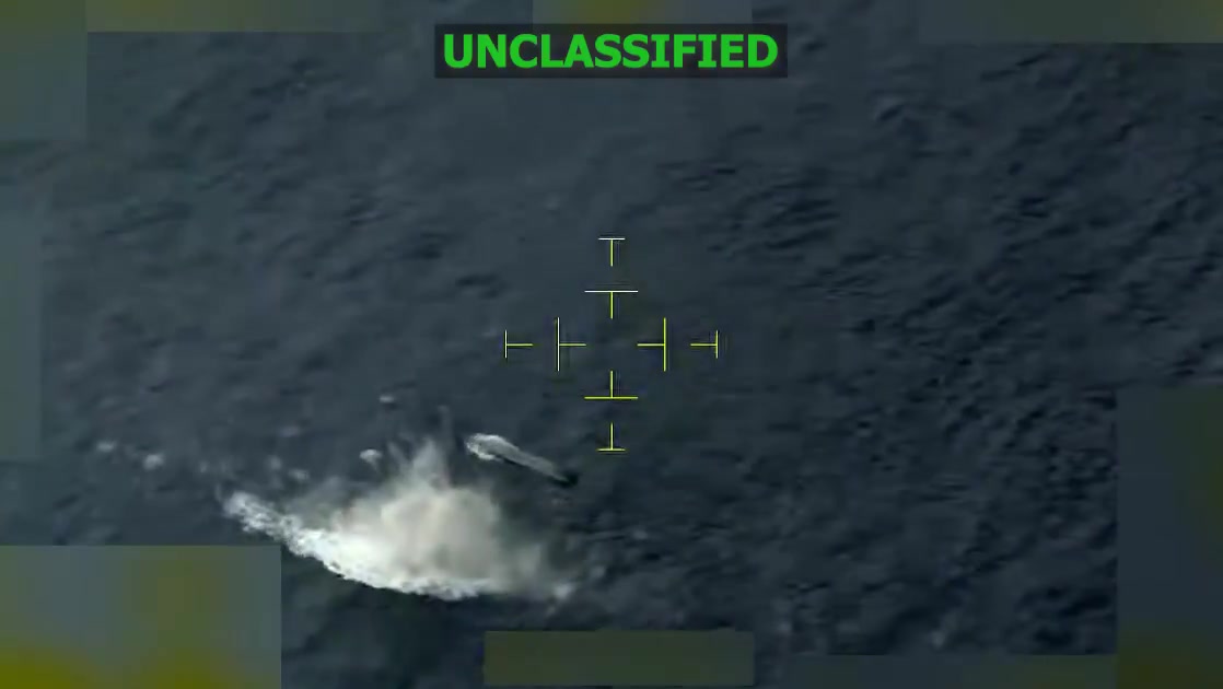 On Dec. 22, at the direction of @SecWar Pete Hegseth, Joint Task Force Southern Spear conducted a lethal kinetic strike on a low-profile vessel operated by Designated Terrorist Organizations in international waters. Intelligence confirmed the low-profile vessel was transiting along known narco-trafficking routes in the Eastern Pacific and was engaged in narco-trafficking operations. One male narco-terrorist was confirmed killed during this action. No U.S. military forces were harmed.