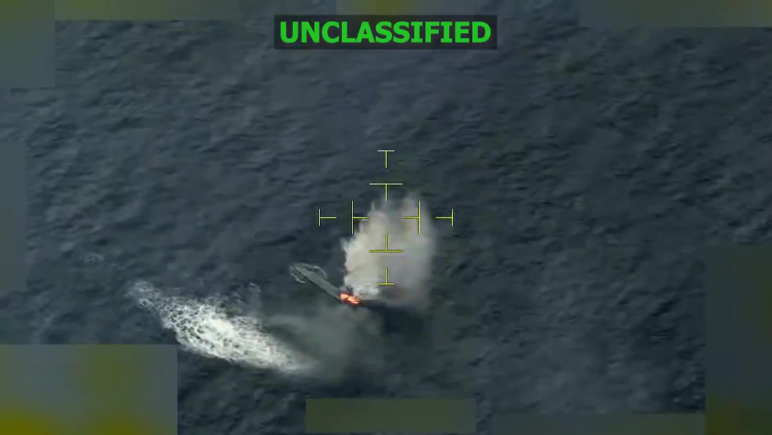 On Dec. 22, at the direction of @SecWar Pete Hegseth, Joint Task Force Southern Spear conducted a lethal kinetic strike on a low-profile vessel operated by Designated Terrorist Organizations in international waters. Intelligence confirmed the low-profile vessel was transiting along known narco-trafficking routes in the Eastern Pacific and was engaged in narco-trafficking operations. One male narco-terrorist was confirmed killed during this action. No U.S. military forces were harmed.