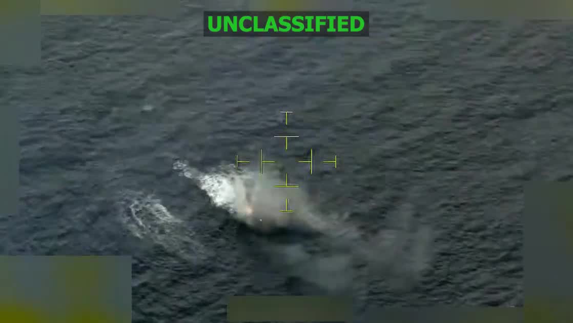 On Dec. 22, at the direction of @SecWar Pete Hegseth, Joint Task Force Southern Spear conducted a lethal kinetic strike on a low-profile vessel operated by Designated Terrorist Organizations in international waters. Intelligence confirmed the low-profile vessel was transiting along known narco-trafficking routes in the Eastern Pacific and was engaged in narco-trafficking operations. One male narco-terrorist was confirmed killed during this action. No U.S. military forces were harmed.