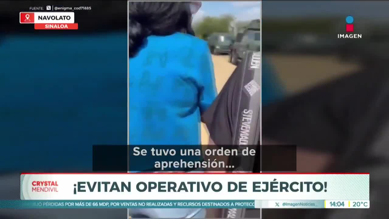 Sinaloa: Federal forces used tear gas to disperse protesters in Navolato who tried to prevent an operation to arrest criminals in the region.